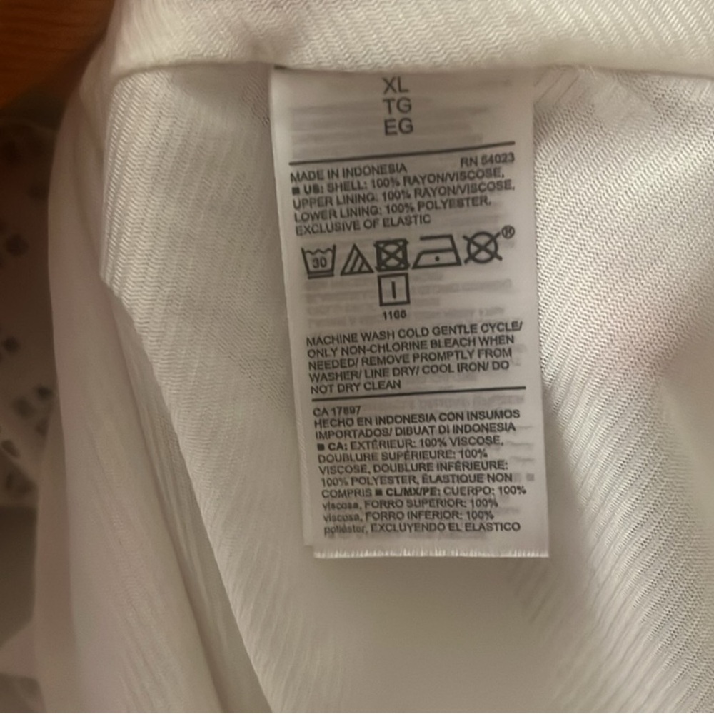 Old Navy A-Line Thin Strap Dress / Black White Pattern / Size XL / EUC - Picture 6 of 6